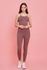 [Supplex] CLWP9101 No-Fold Support V-Up Leggings Beige-Pink, Pantalon de yoga, Pantalon d’entraînement pour femmes _ Made in KOREA